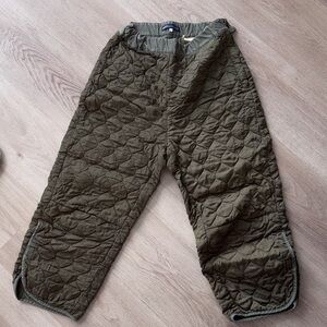 Levi's Olive Quilted Pants